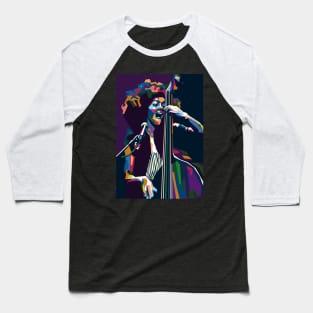 abstract popart Jazz spalding in WPAP Baseball T-Shirt